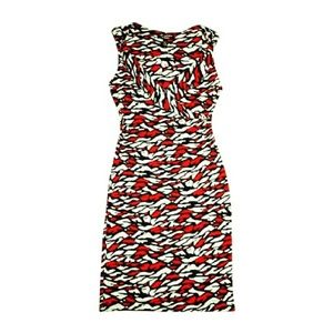 DVF "SARIBA" 100% SILK WRAP DRESS